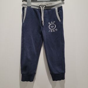 GAP Navy & Light Gray Kids Jogger Pants 3Y